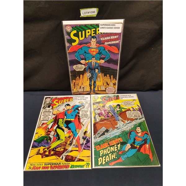 Superman #201, 205, 210 (1967)