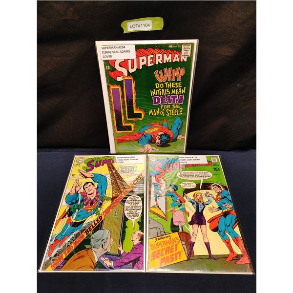 Superman #204, 208, 218 (1967)