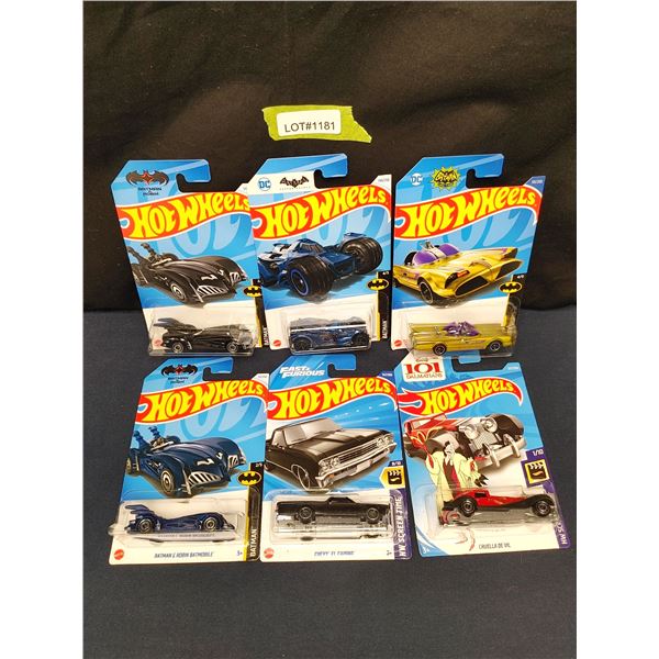 Assorted Collectable Batman Hot Wheels (New In Box)
