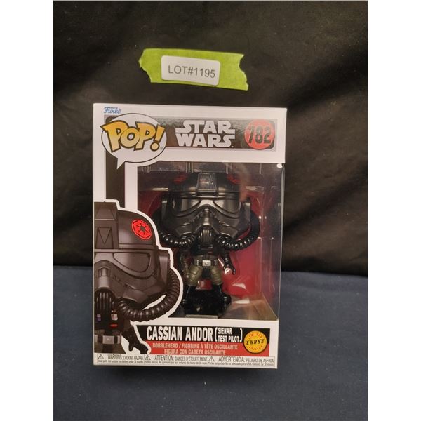 Limited Edition Chase Funko Pop Bobblehead Highly Collectable, Star Wars Cassian Andor #782 (New In 