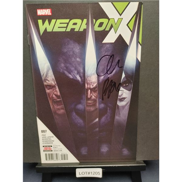 Weapon X #7 (2017) Signed by Greg Pak (KEY ISSUE)
