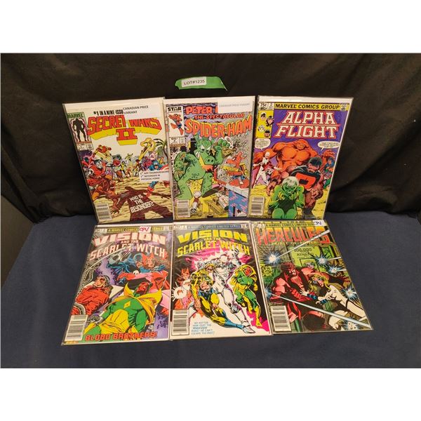 Assorted Bronze Age Marvel Comics (1980s) Canadian Price Variants