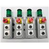 Image 1 : (4) Allen Bradley #855E-LL24G LED Light Indicator Control Boxes