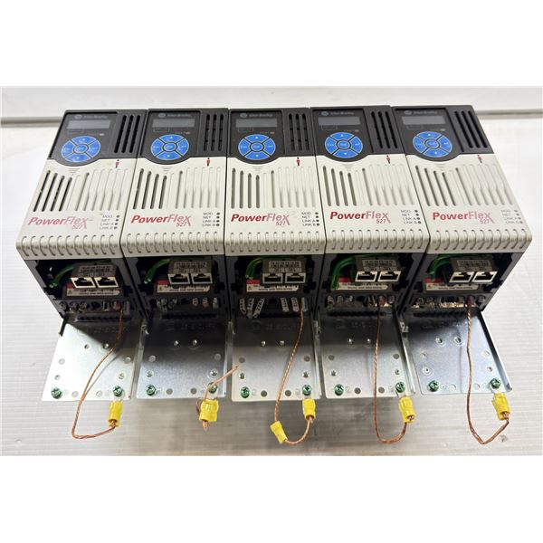 (5) Allen-Bradley #25C-D4P0N104 PowerFlex 527 Drives