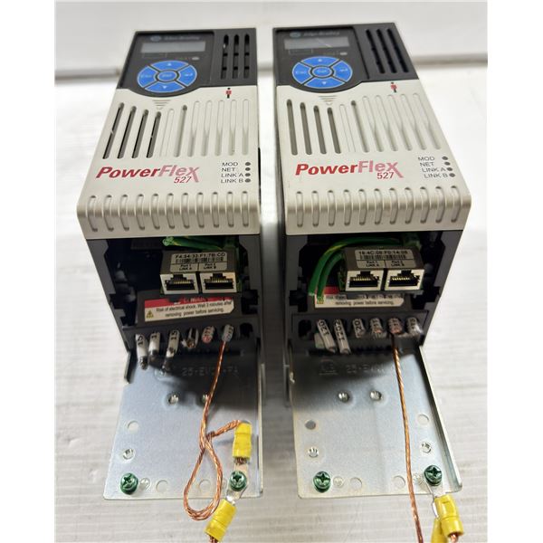 (2) Allen-Bradley #25C-D4P0N104 PowerFlex 527 Drives