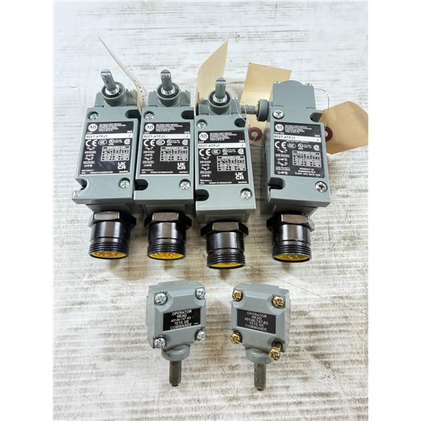 (4) Allen-Bradley #802T-ATPJ1 Oil Tight Limit Switches