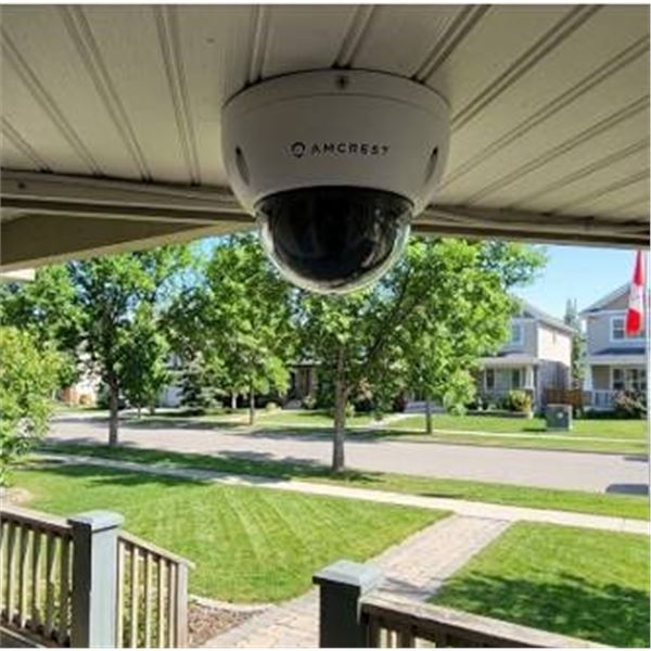 Amcrest 4K AI PoE Dome Outdoor Security Camera