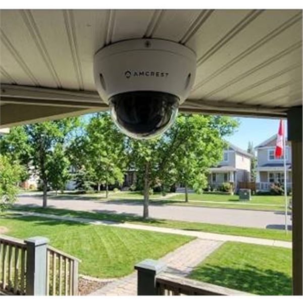 Amcrest 4K AI PoE Dome Outdoor Security Camera