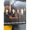 Image 5 : Xihome Alloy Metal Water Pipe Table Lamp Base