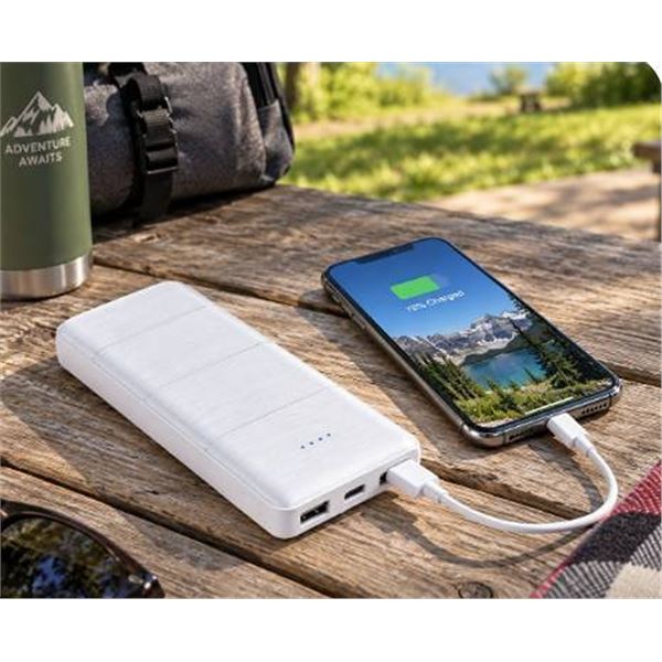 Slim Power Bank Portable Charger 2 USB Ports