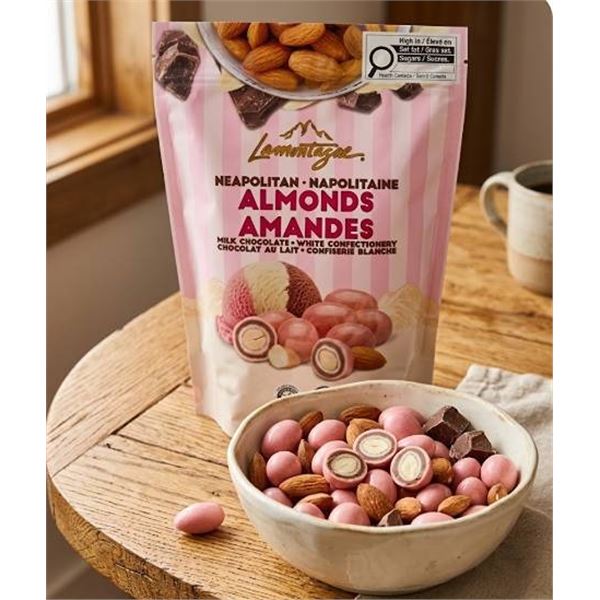Lamontagne Neapolitan Almonds 850g Bag