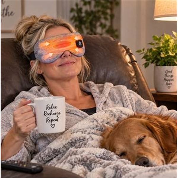 Cordless Heated Eye Mask with Auto Shut-Off