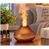 Image 1 : HIIZO A18 Flame Aroma Diffuser, 160ml LED