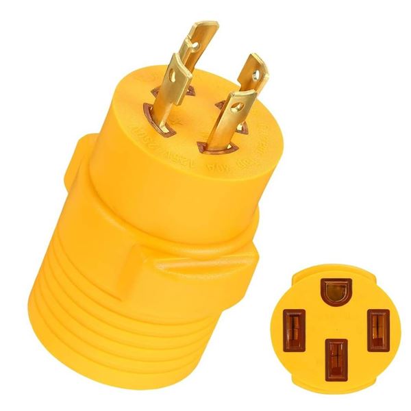 Mecmo Power Adapter 50A to 30A RV Portable