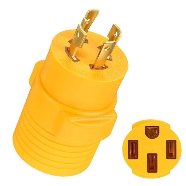 Mecmo Power Adapter 50A to 30A RV Portable