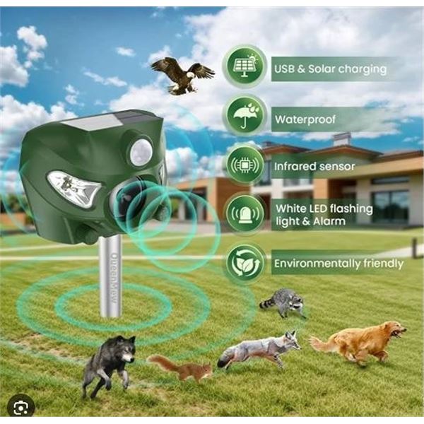 OutSweat KS-0627 Ultrasonic Animal Repeller