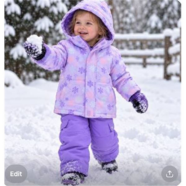 Gusti 18M Two-Piece Snow Suit Set for Toddlers