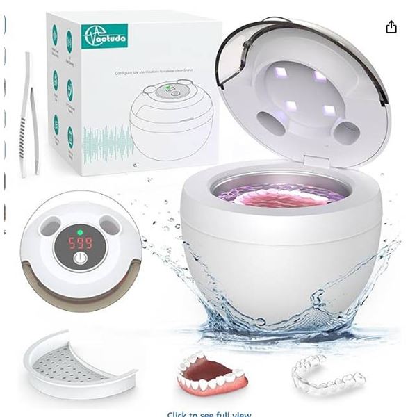 Aotuda Ultrasonic Cleaner with UV, 200ml