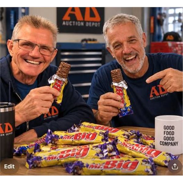 Bundle of 12 Mr. Big Chocolate Bars 50g Each
