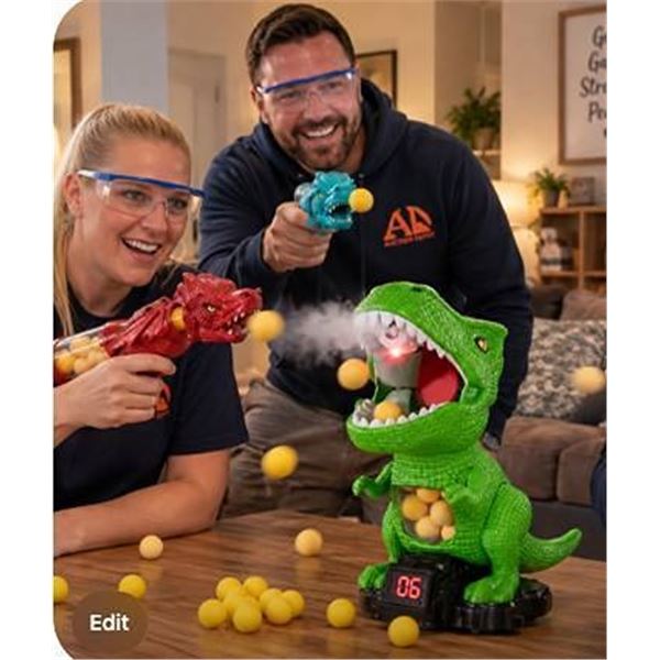 JUKUDAHU Dinosaur Shooting Game Set Ages 3+