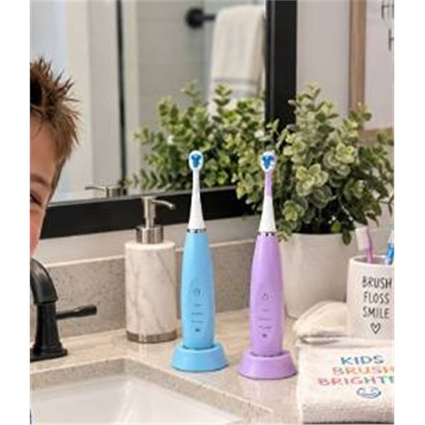 Fumeikang Kids Silicone Electric Toothbrush 2-Pack