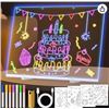 Image 1 : VinTS LED Drawing Board 40x30cm with Markers