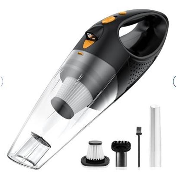Powools Cordless Handheld Vacuum Cleaner Orange