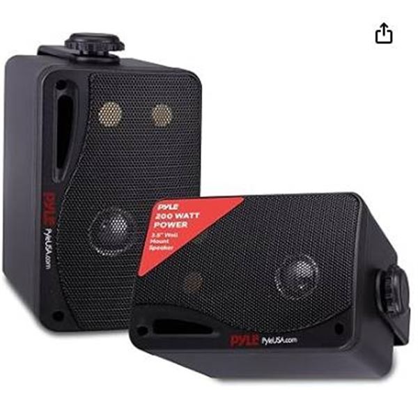 Pyle PDWR42BBT Bluetooth 3.5" 200W Speaker Pair
