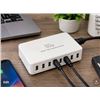Image 1 : 50W 8-Port Smart USB Desktop Charger