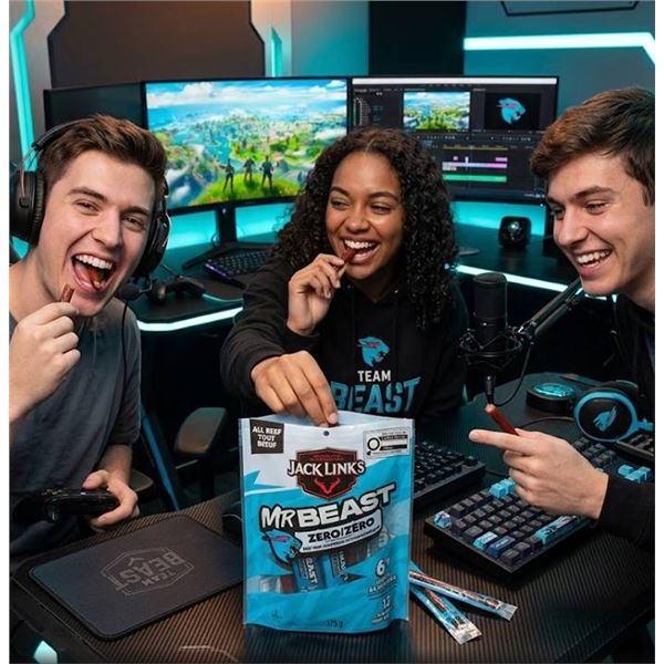Jack Link's MrBeast Zero Zero Beef Sticks 175g