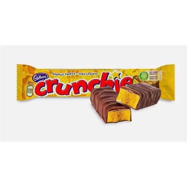 Cadbury Crunchie 44g Chocolate Bars 12 Pack