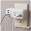 Image 1 : EyGde Multi Plug Outlet 6 AC 4 USB Ports P-05