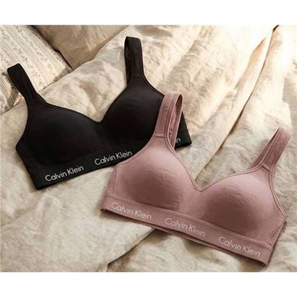 Calvin Klein 2 Pack Bralette Cotton Modal XL