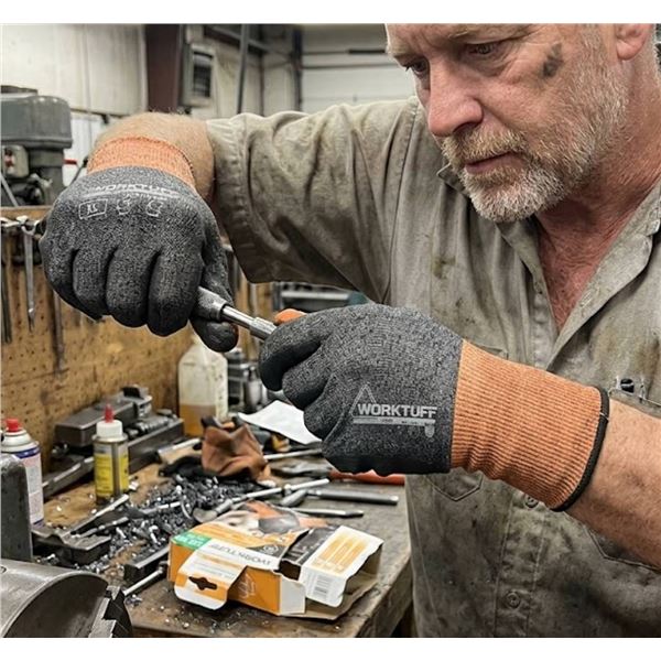WORKTUFF A3 Cut-Resistant Gloves XL 5 Pairs