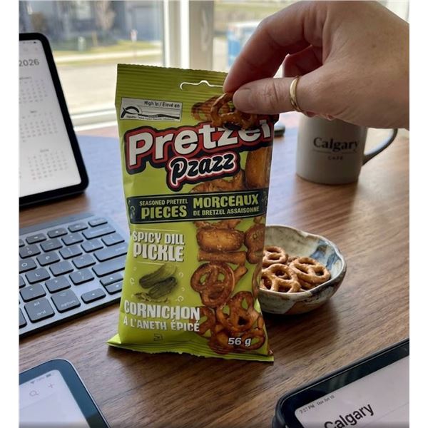 Pretzel Pzazz Spicy Dill Pickle Pretzel Pieces 12x56g