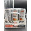 Image 2 : Celsius Sparkling Mango Lemonade 12 Cans 355mL