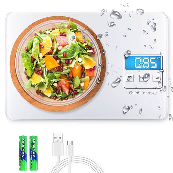 MegaWise Rechargeable Digital Kitchen Scale