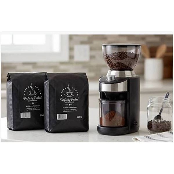 Perfectly Perked Arabica Whole Bean Coffee 2 x 500g
