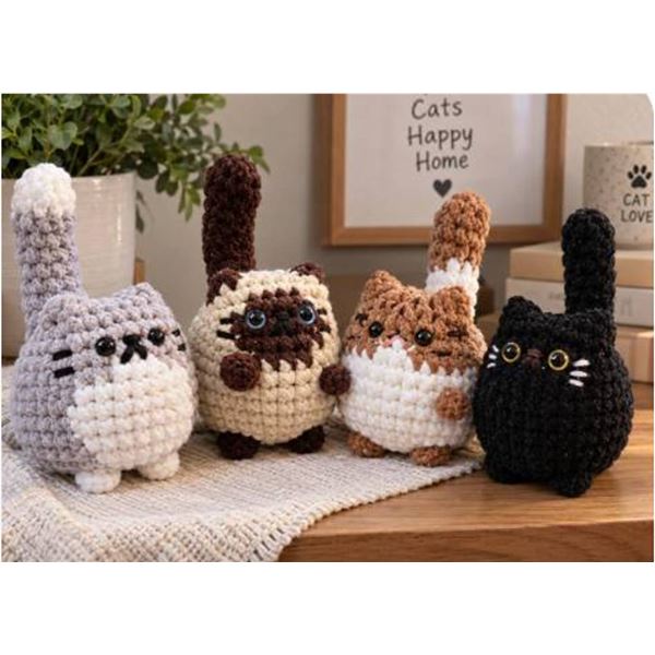DIY Crochet Kit for Adults with Yarn Supplies