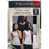 Image 1 : Tahari Ribbed Cotton Tank Top 3 Pack Size M