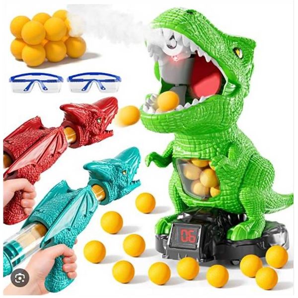 JUKUDAHU Dinosaur Shooting Game Set with Accessories
