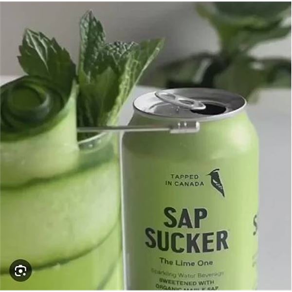 Sapsucker The Lime One Sparkling Water 12x355mL