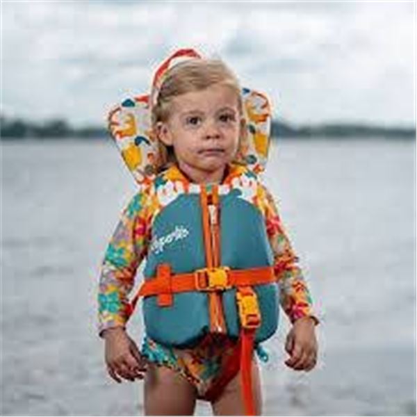 Hyperlite Infant Life Jacket Orange Teal