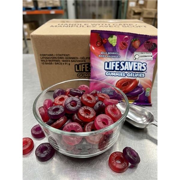 Life Savers Gummies Wild Berries 12 x 91g Bags