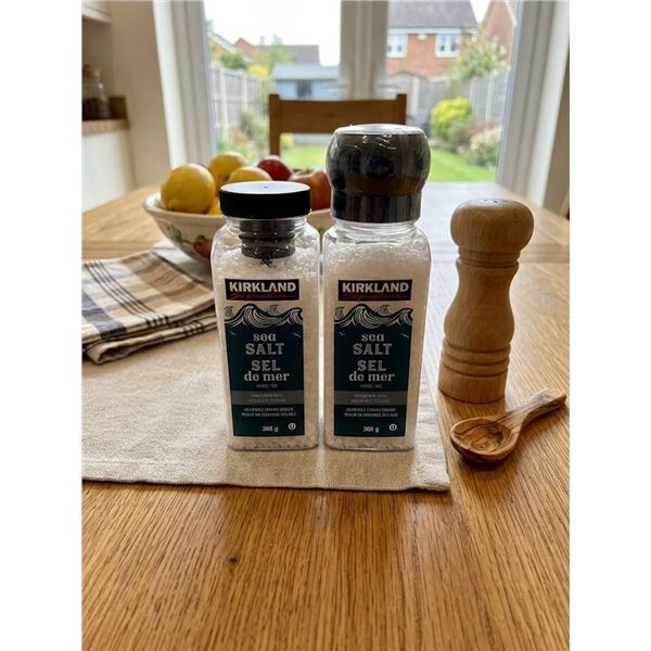 Kirkland Sea Salt Grinder 368g Twin Pack