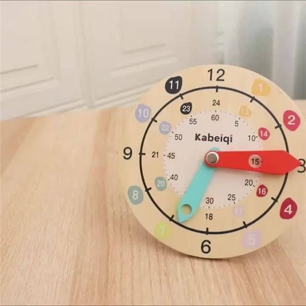Kabeiqi Colourful Alarm Clock Learning Toy