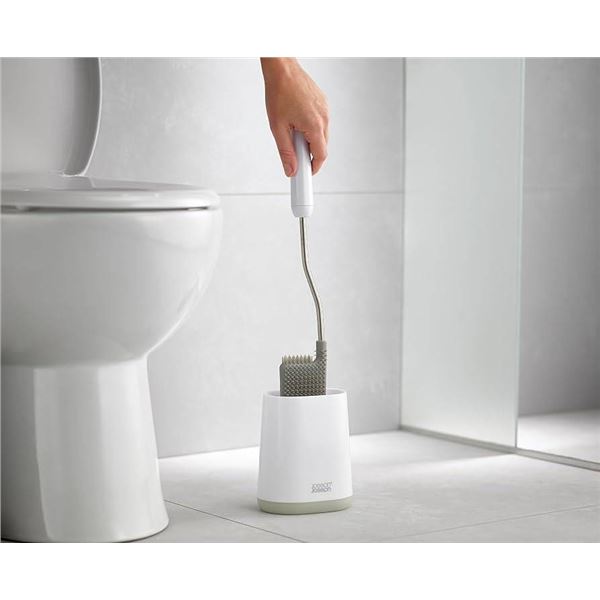 Joseph Joseph Flex Toilet Brushes Set of 2 White