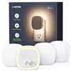 Image 1 : AUVON Plug-in LED Backlit Night Light 4 Pack