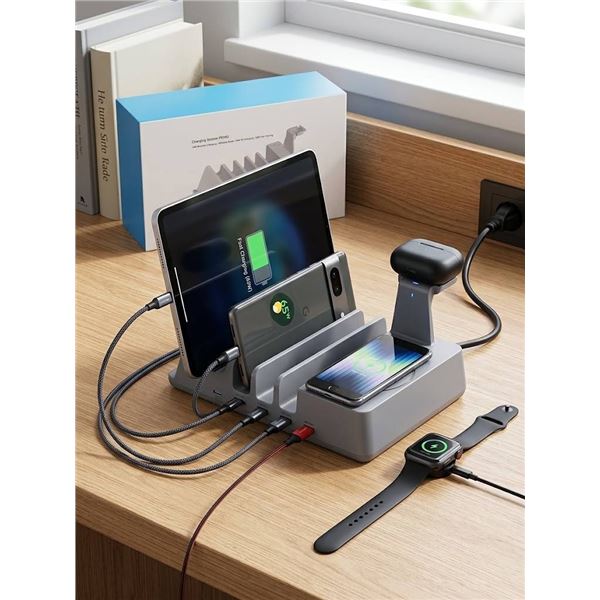 Charging Station PD150 6-Port 150W Wireless USB-C