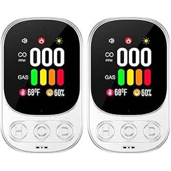 Combined CO and Gas Alarm 2 Piece Set HD08-G
